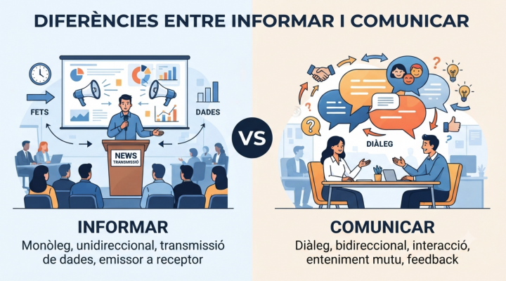 És el mateix informar i comunicar? Aprèn a fer-ho bé amb aquests 4 passos 